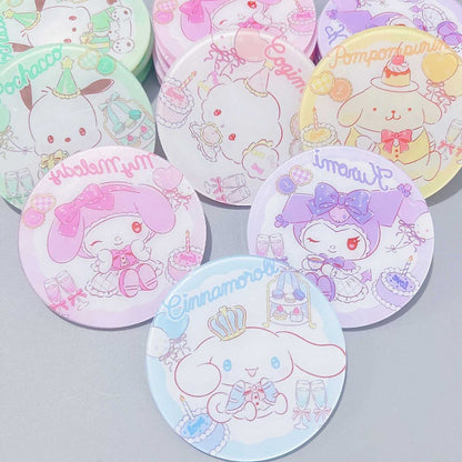 Sanrio Characters 8cm/3.15" Acrylic Coaster Princess Star Butterfly