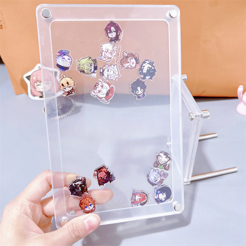 Photo Frame Acrylic Shaker Charms Sanrio Anime TV Cartoon Characters DIY Accessories