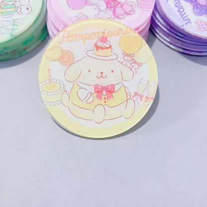 Sanrio Characters 8cm/3.15" Acrylic Coaster Princess Star Butterfly