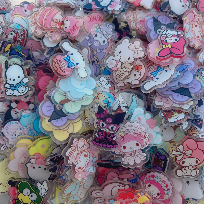 Acrylic Charms Sell by Weight 2/4/6/8cm Shaker Pieces DIY Sanrio Mikko Anime Harry Potter Cartoon Movie TV Show Characters You Name it!