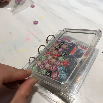 Photo Album 3" Cards Holder DIY Acrylic Charms Shaker Accessories