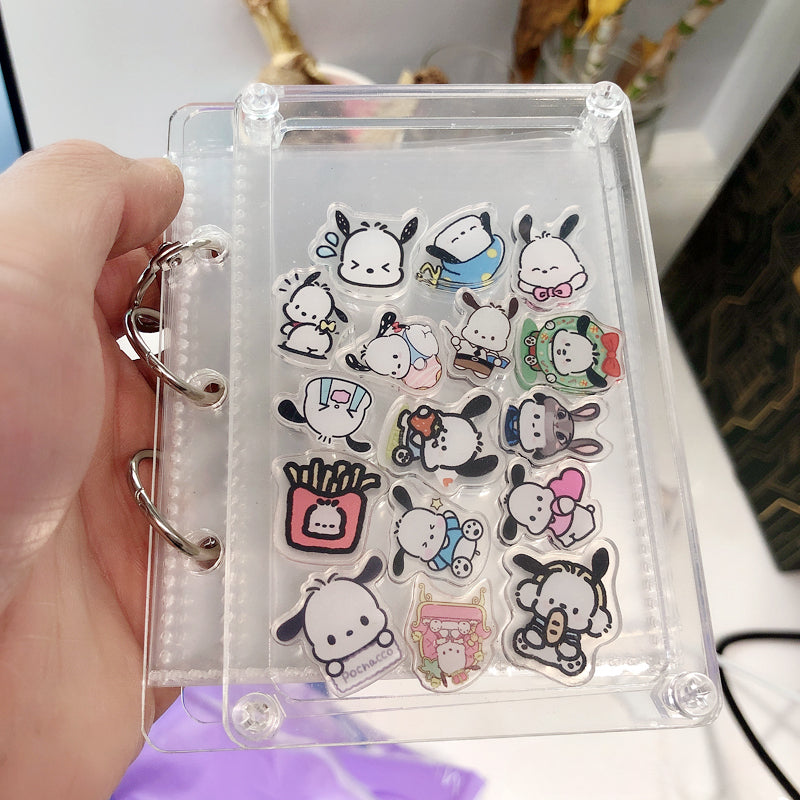 Photo Album 3" Cards Holder DIY Acrylic Charms Shaker Accessories