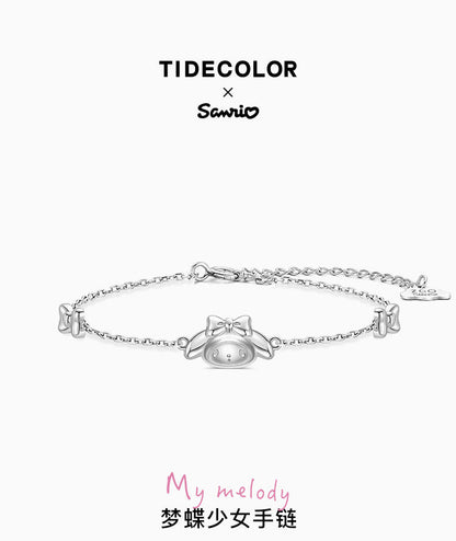 My Melody Bow 925 Sterling Silver Bracelet