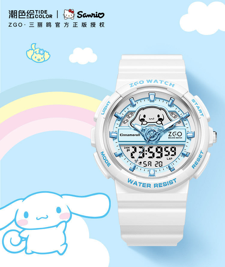 Cinnamoroll/Hello Kitty Sports Watch 50M Waterproof Glow in the Dark