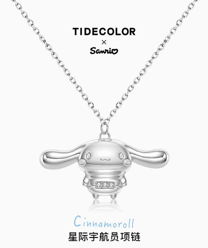 Cinnamoroll Astronaut 925 Sterling Silver Necklace