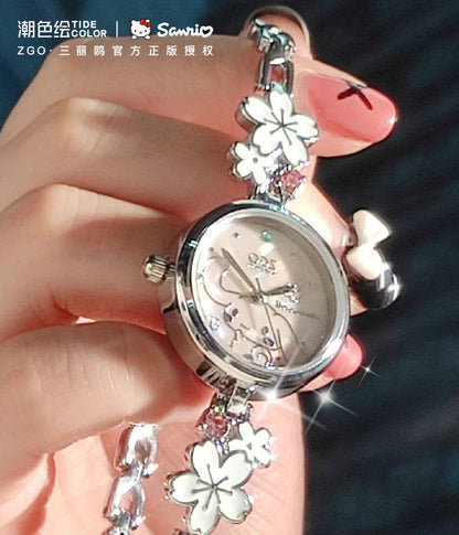 Cinnamoroll Sakura Cherry Blossom 30M Waterproof Fashion Watch