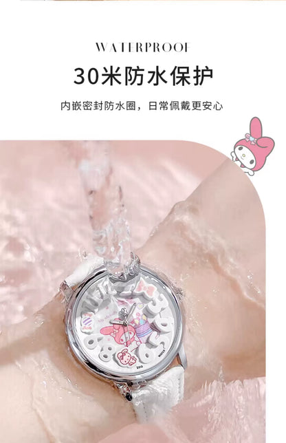 My Melody Candy Quartz Watch 30M Waterproof Glow in the Dark