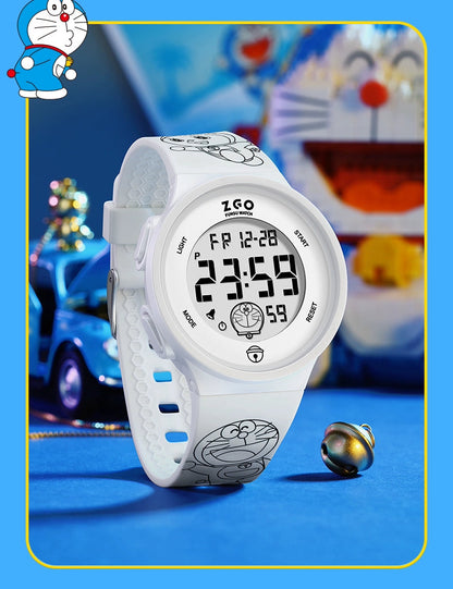 Doraemon Multi-Function Sports Watch 50M Waterproof Glow in the Dark