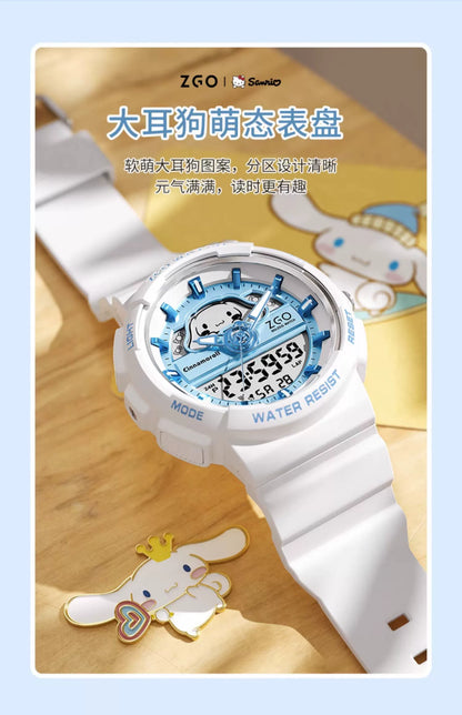 Cinnamoroll/Hello Kitty Sports Watch 50M Waterproof Glow in the Dark