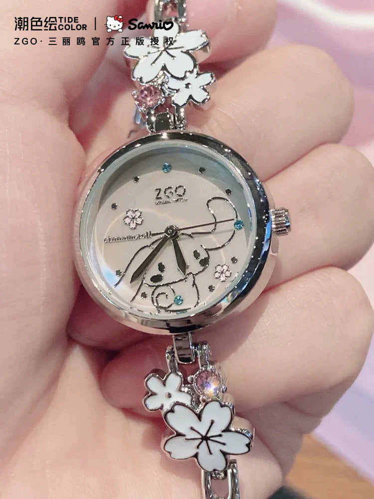 Cinnamoroll Sakura Cherry Blossom 30M Waterproof Fashion Watch