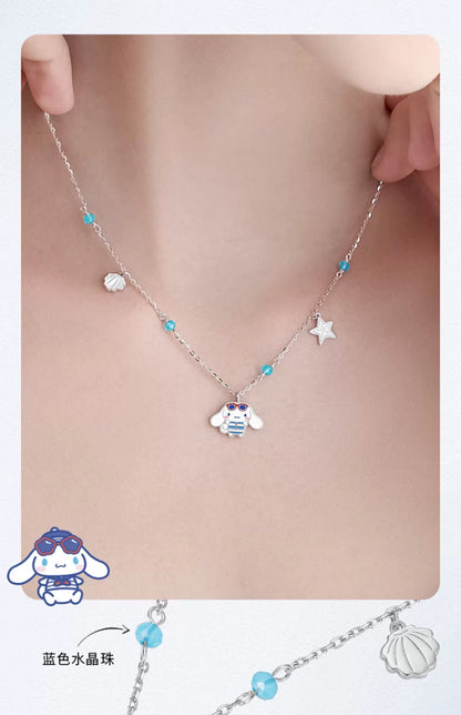 Cinnamoroll Summer Sailor 925 Sterling Silver Necklace