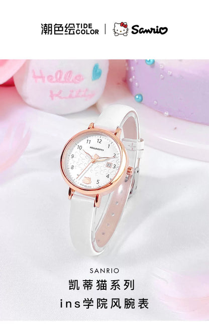 Hello Kitty Quartz Watch Glow in the Dark 30M Waterproof