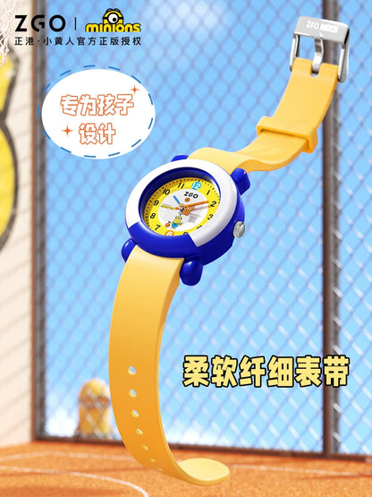 Minions Basketball Children's Sports Watch 30M Waterproof