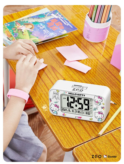 Sanrio Characters Hello Kitty/My Melody/Badtz-Maru Digital Alarm Clock