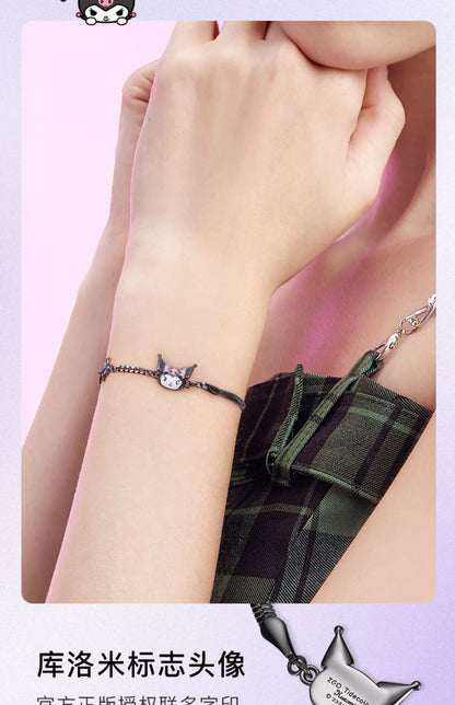 Kuromi Butterfly Black Copper Bracelet