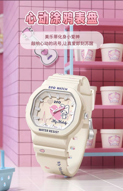 My Melody Sports Watch 30M Waterproof Glow in the Dark