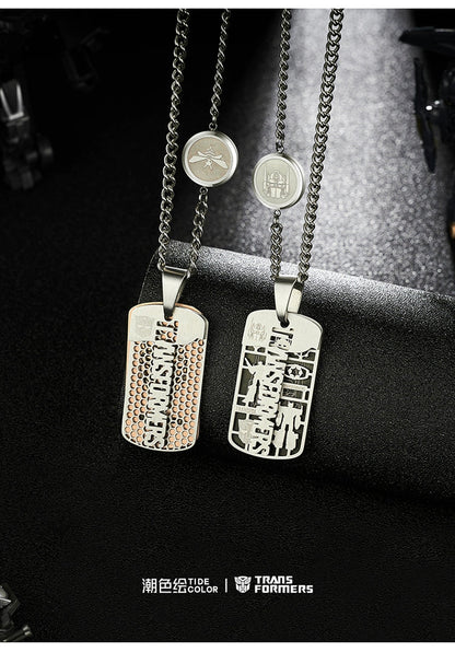 Transformers Street Fashion Titanium Steel Men's Necklace