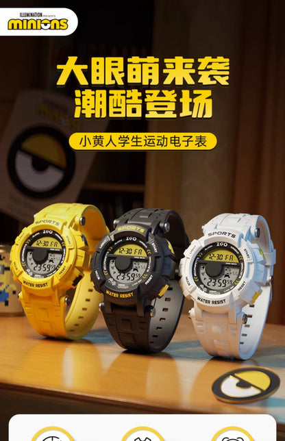 Minions Sports Watch 50M Waterproof Glow in the Dark