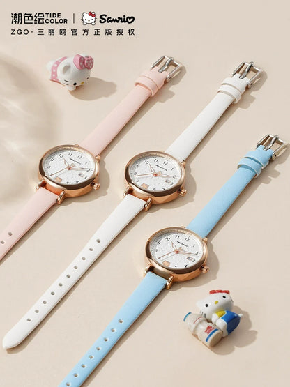 Hello Kitty Quartz Watch Glow in the Dark 30M Waterproof