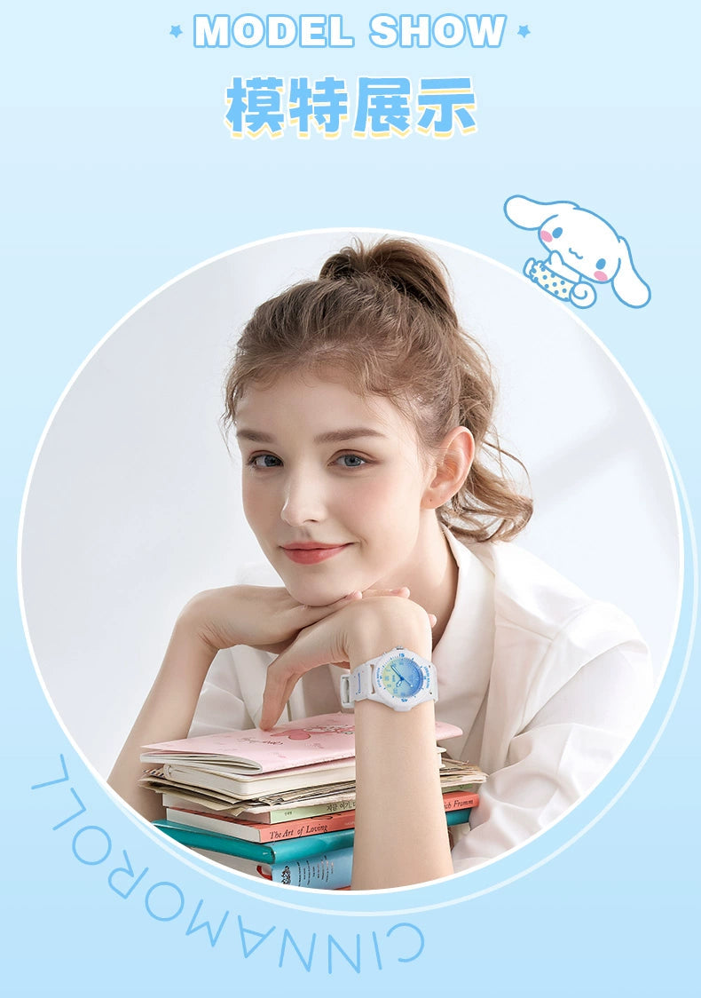 Cinnamoroll/My Melody Sports Watch 50M Waterproof Glow in the Dark