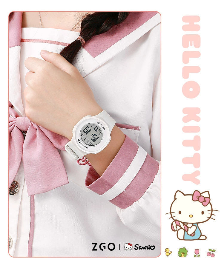 Hello Kitty/Cinnamoroll/My Melody Sports Watch 50M Waterproof Glow in the Dark