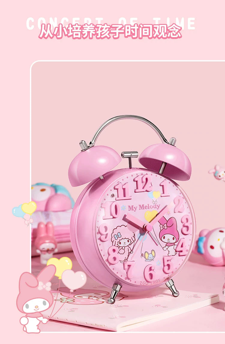 My Melody/Cinnamoroll Alarm Clock with Backlight