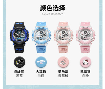 Bad Badtz-Maru Sports Watch 50M Waterproof Glow in the Dark