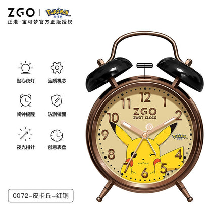 Pokemon Pikachu Children's Alarm Clock with Backlight