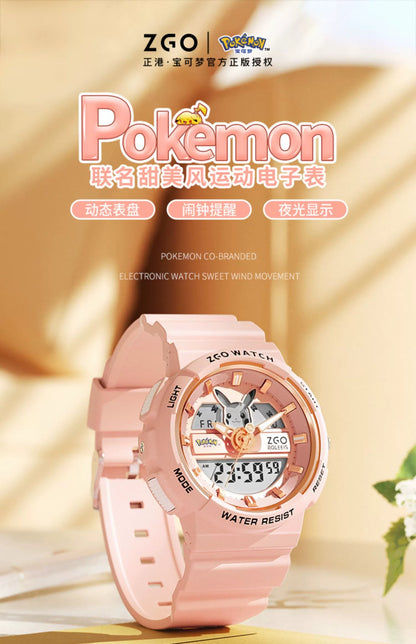 Pokemon Sports Watch 50M Waterproof Glow in the Dark