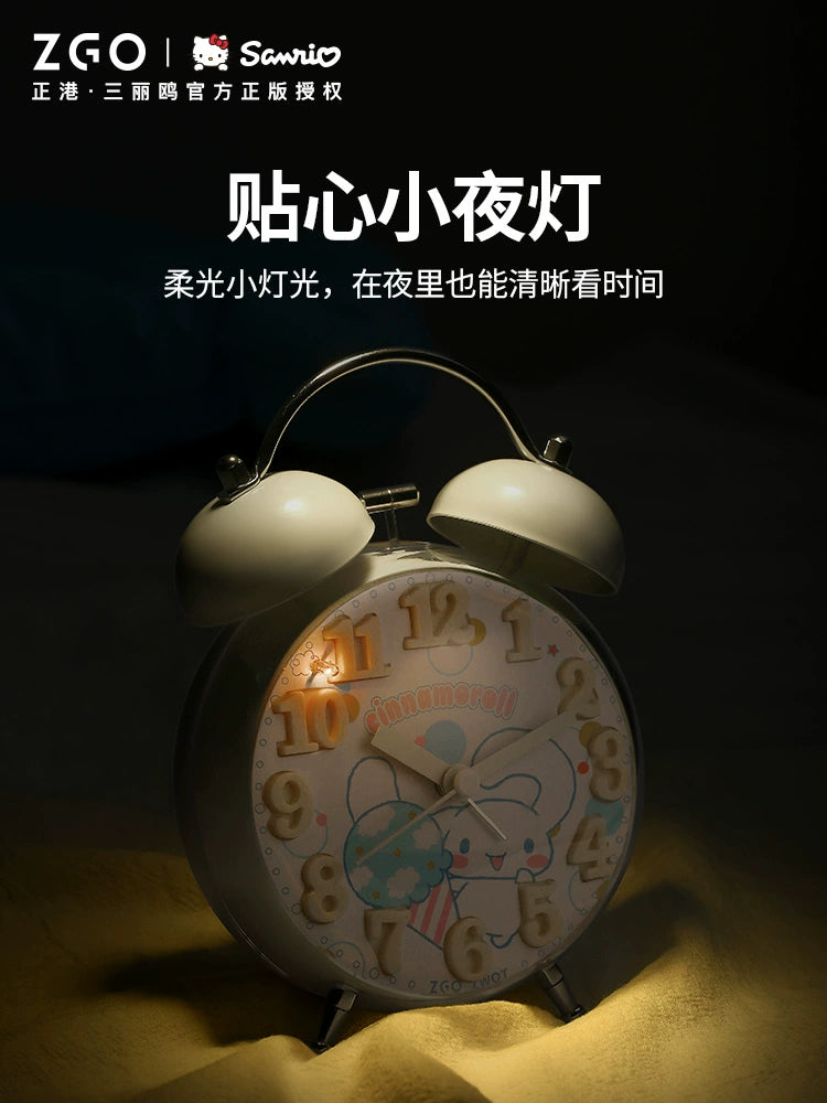 My Melody/Cinnamoroll Alarm Clock with Backlight