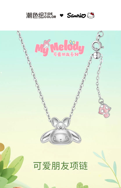 My Melody with Friend 925 Sterling Silver Necklace