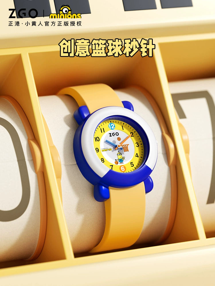 Minions Basketball Children's Sports Watch 30M Waterproof