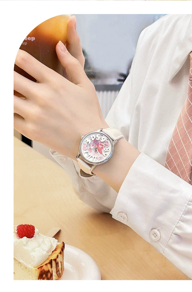 My Melody Candy Quartz Watch 30M Waterproof Glow in the Dark