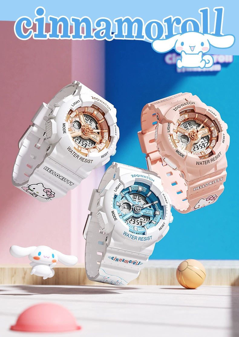 Cinnamoroll Sports Watch 50M Waterproof Glow in the Dark