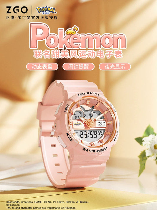 Pokemon Sports Watch 50M Waterproof Glow in the Dark