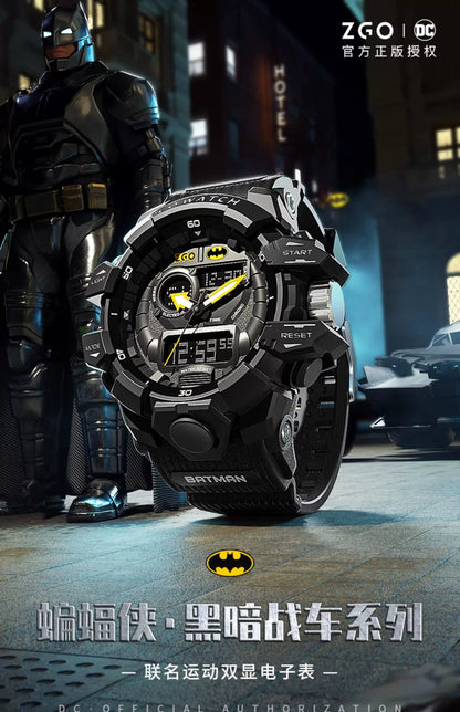 Batman/Superman/The Flash Sports Watch 50M Waterproof Glow in the Dark