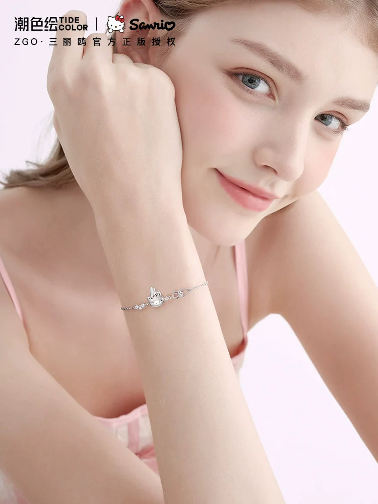 My Melody Carrot 925 Sterling Silver Bracelet