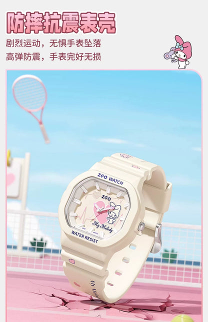 My Melody Sports Watch 30M Waterproof Glow in the Dark