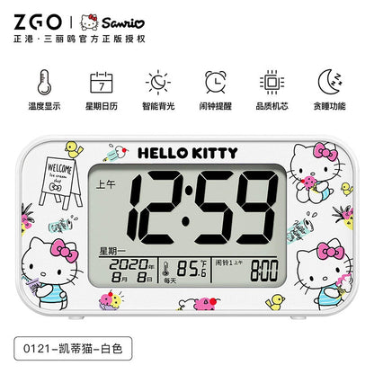 Sanrio Characters Cinnamoroll/Hello Kitty/My Melody/Badtz-Maru Digital Alarm Clock