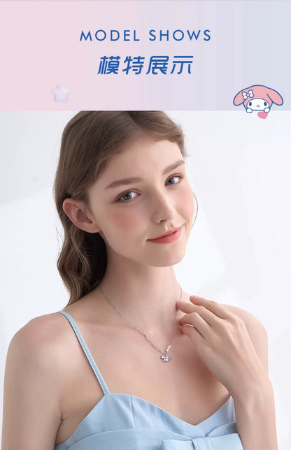 My Melody Wishing Star Pearl 925 Sterling Silver Necklace