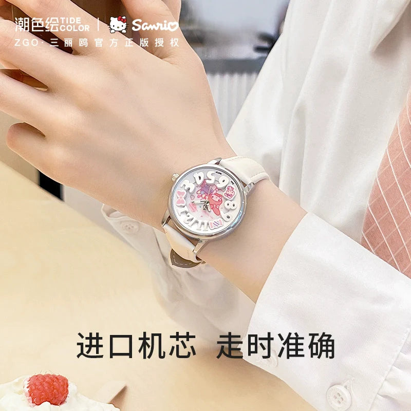 My Melody Candy Quartz Watch 30M Waterproof Glow in the Dark