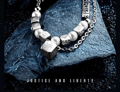 Justice League Mother Box Titanium Steel Necklace