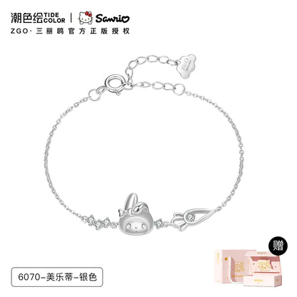 My Melody Carrot 925 Sterling Silver Bracelet