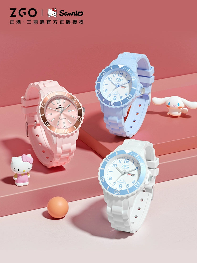 Hello Kitty Women's Quartz Watch 30M Waterproof Glow in the Dark