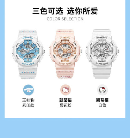 Cinnamoroll Sports Watch 50M Waterproof Glow in the Dark