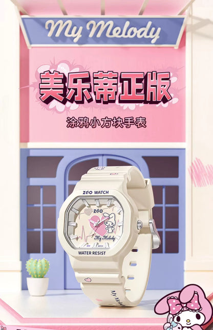 My Melody Sports Watch 30M Waterproof Glow in the Dark