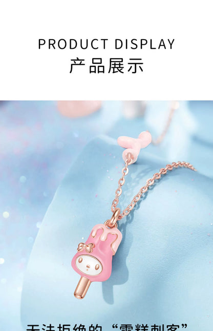 My Melody Icecream 925 Sterling Silver Necklace