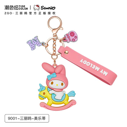 Hello Kitty/My Melody/Cinnamoroll/Little Twin Stars Unicorn Key Chain