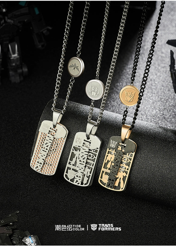 Transformers Street Fashion Titanium Steel Men's Necklace