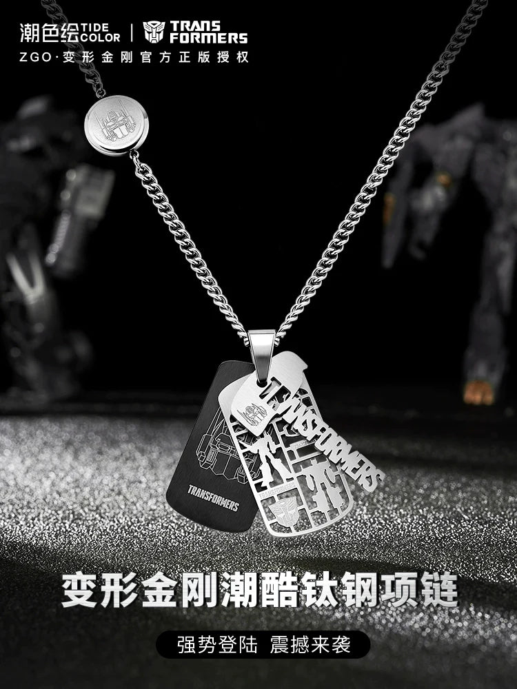 Transformers Street Fashion Titanium Steel Men's Necklace